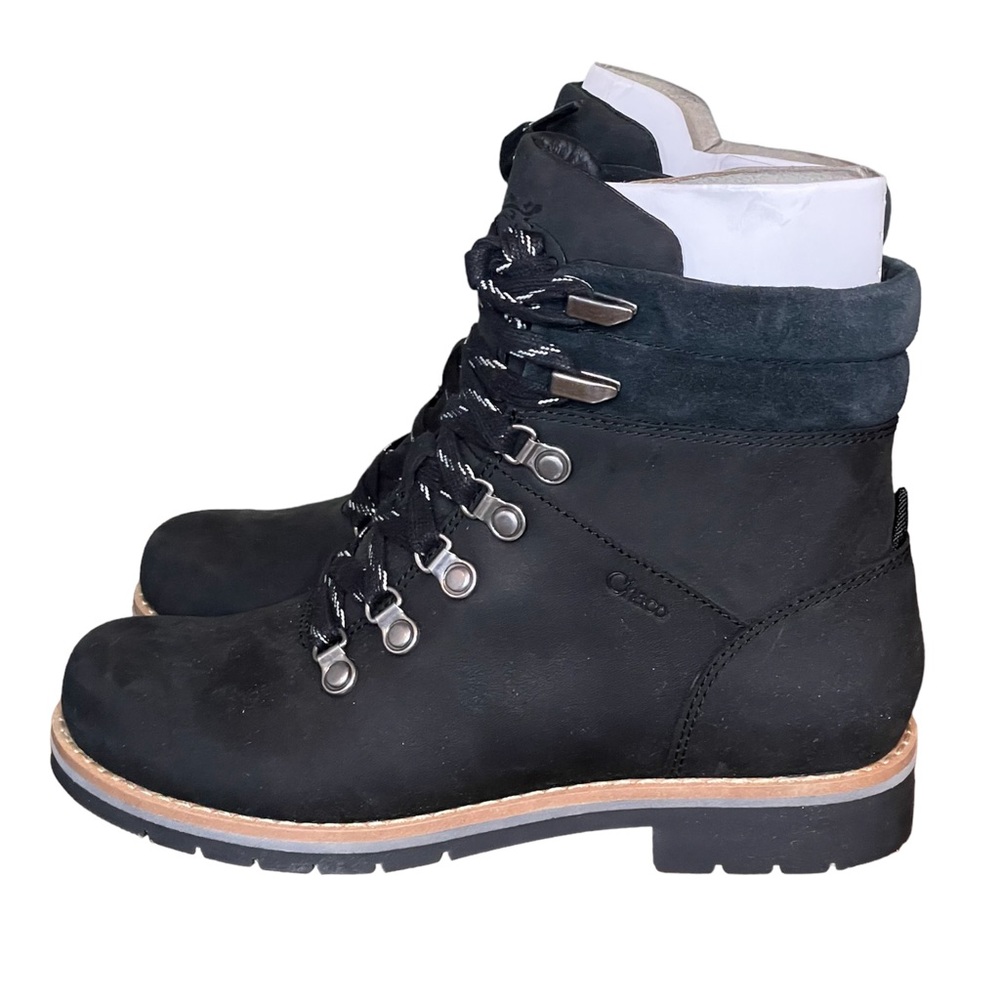 CHACO Cataluna Explorer Lace Up Boot Black Waterproof Boots Hiking Women’s 6